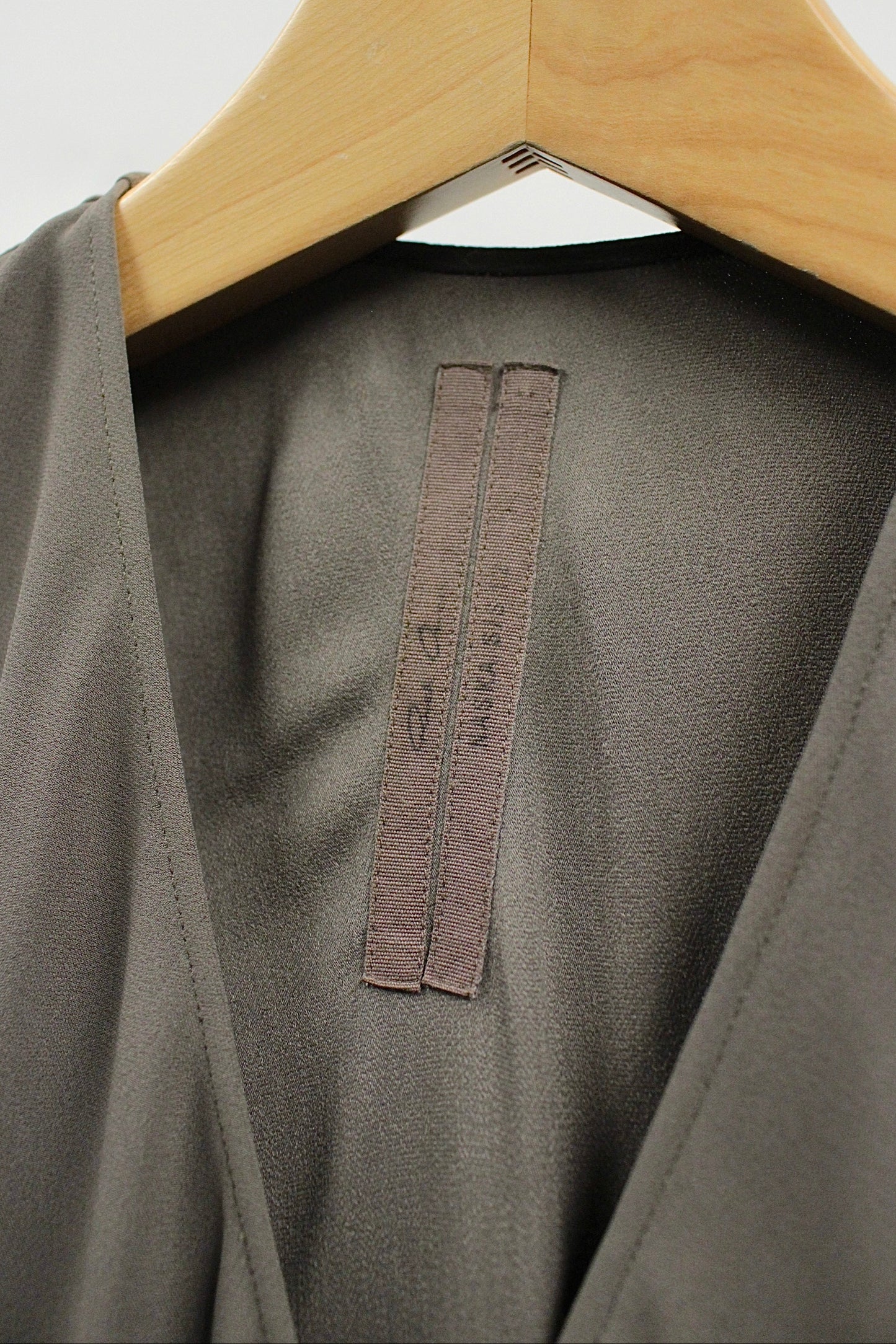 S/S12 Rick Owens "NASKA" Asymmetrical Draped Midi Dress