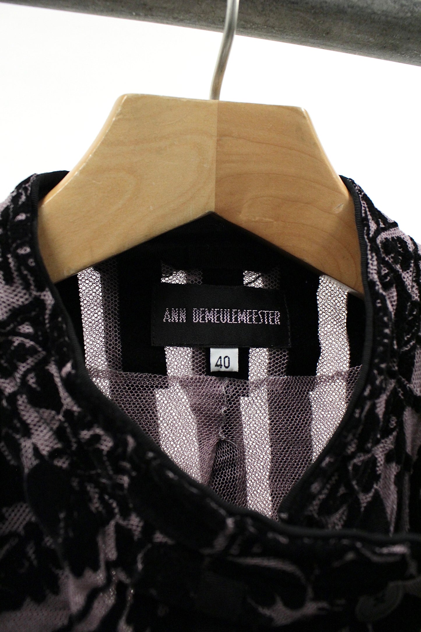 S/S14 Ann Demeulemeester Floral Velvet Fencing Jacket
