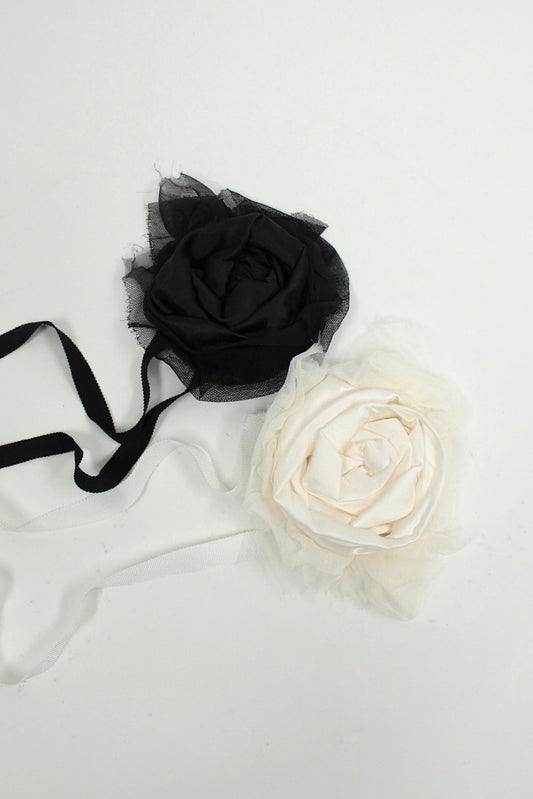 Elena Dawson Silk Flower Brooch