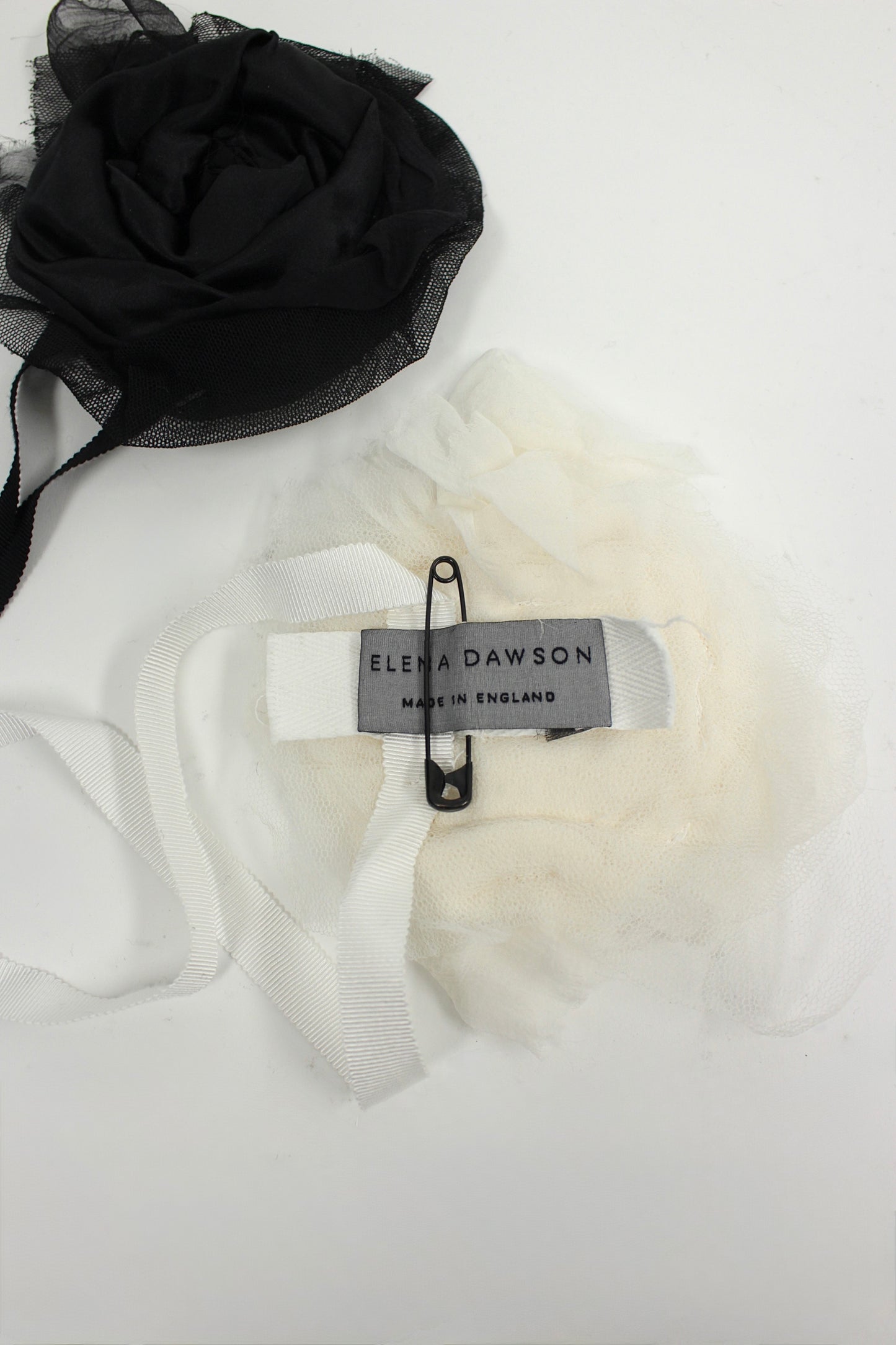 Elena Dawson Silk Flower Brooch