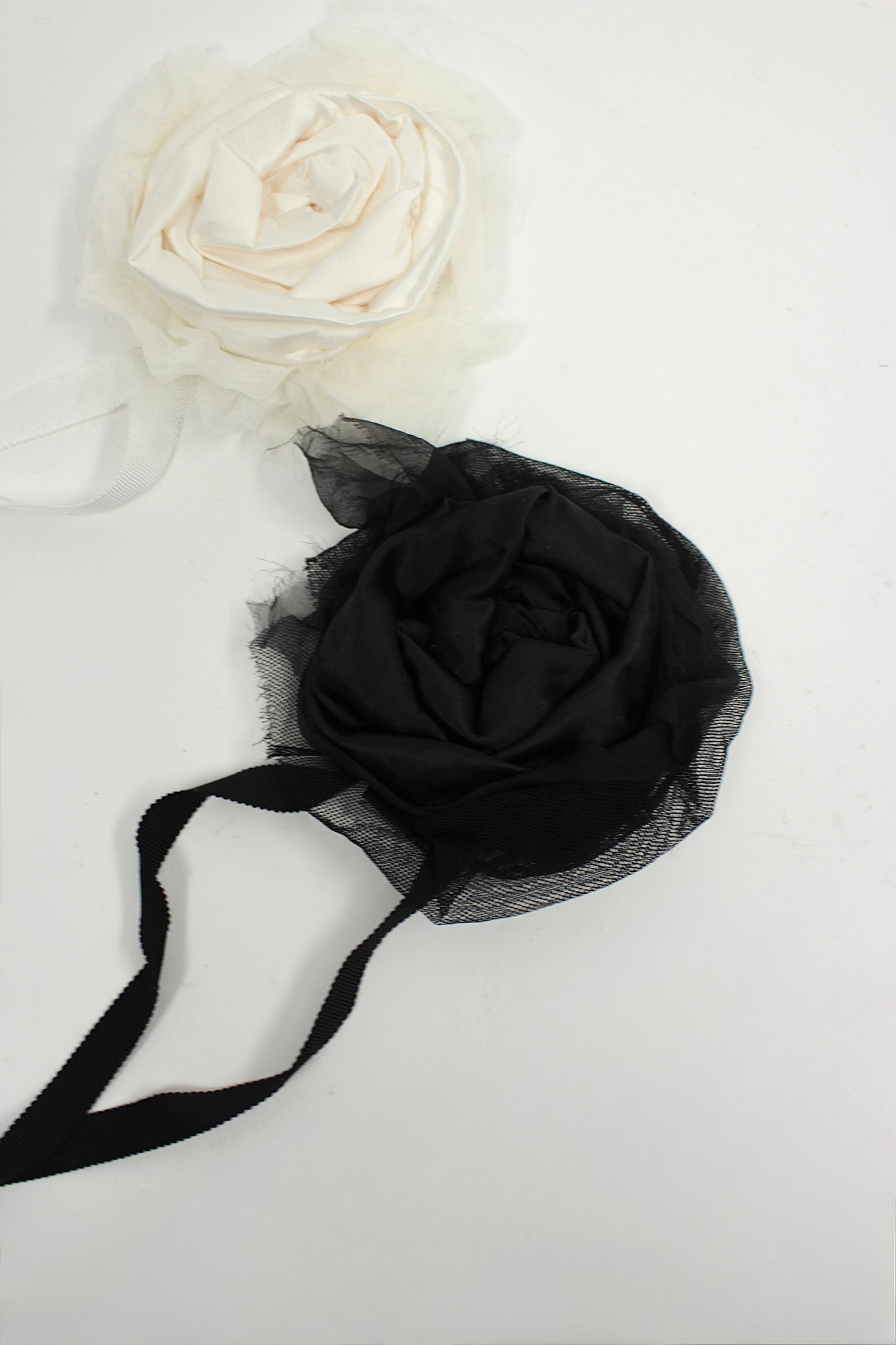 Elena Dawson Silk Flower Brooch