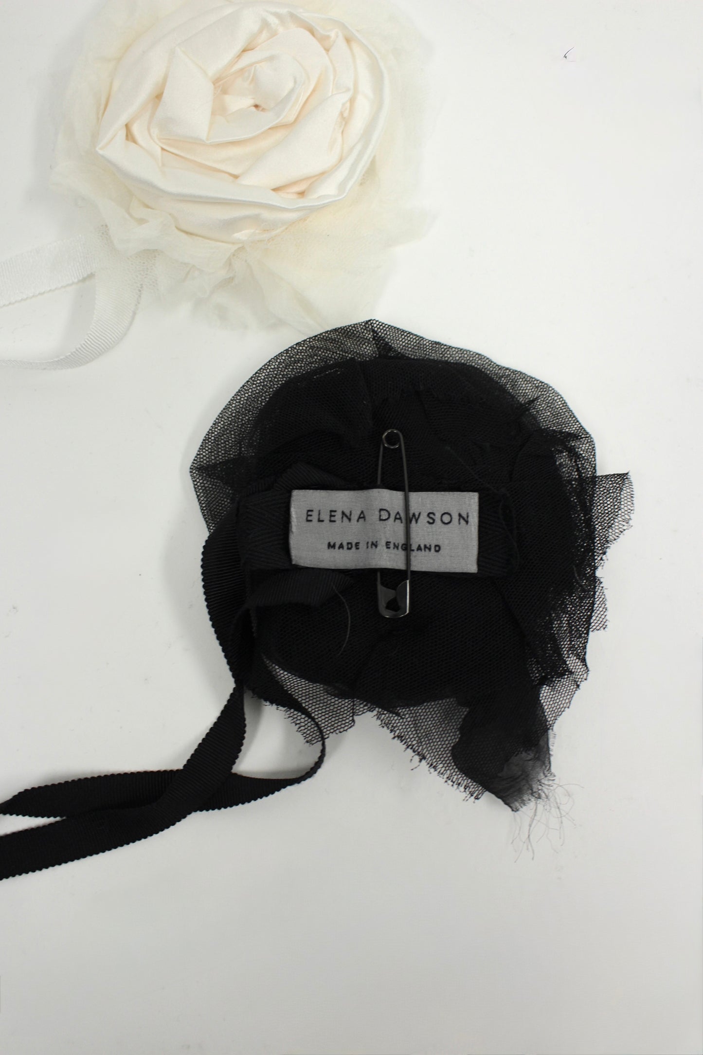 Elena Dawson Silk Flower Brooch