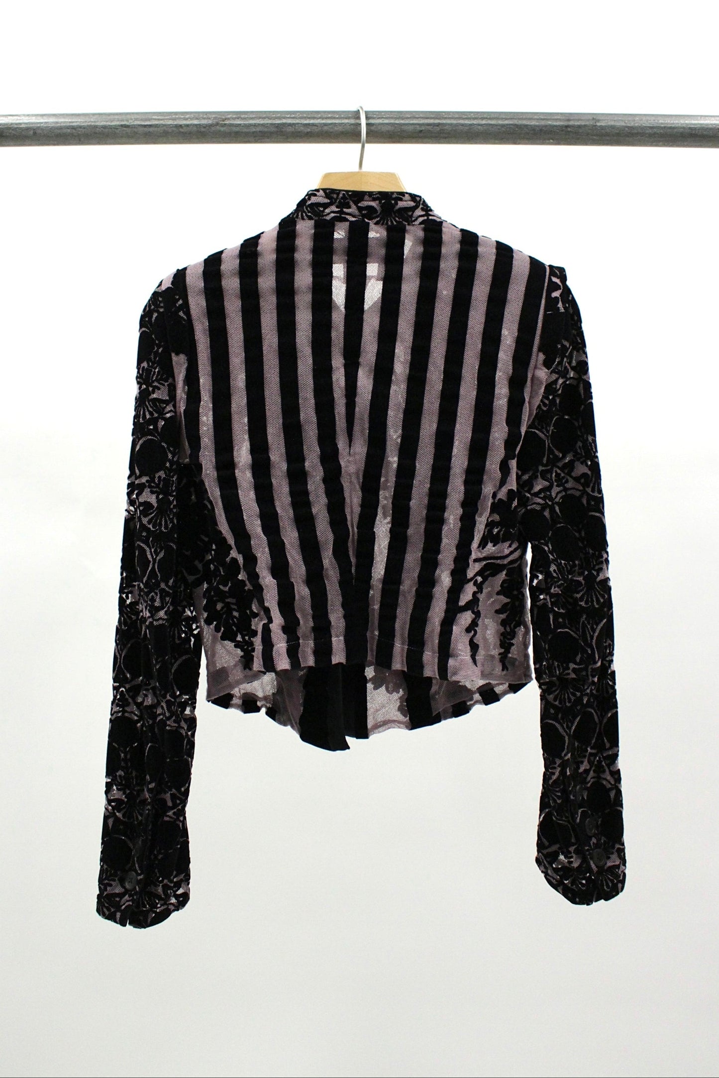 S/S14 Ann Demeulemeester Floral Velvet Fencing Jacket