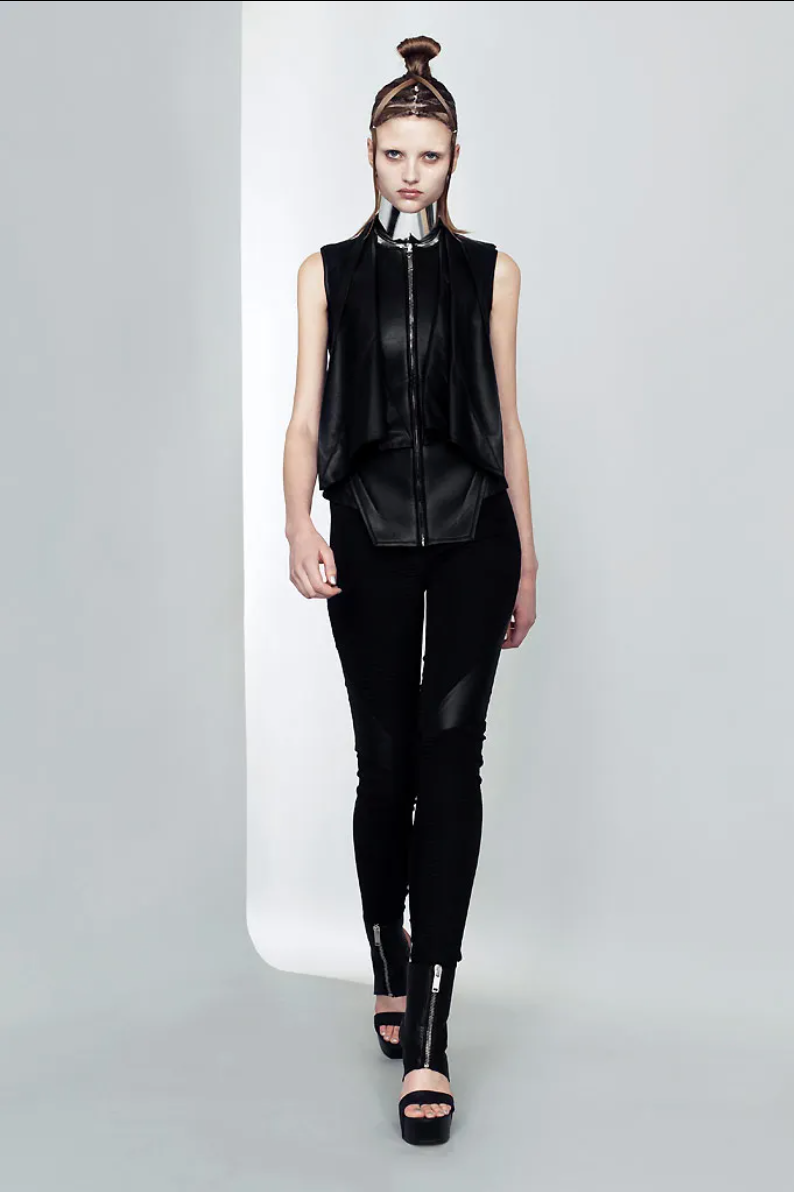 Gareth Pugh Olmar & Mirta SS11 Leather Vest