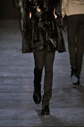 F/W10 Ann Demeulemeester Lace-Up Wedge Suede Boots