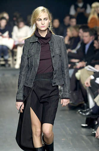 F/W00 Ann Demeulemeester Denim Trucker Jacket